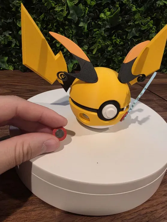 3Dプリント メガライチュウ X モンスターボール - 無料3Dモデル