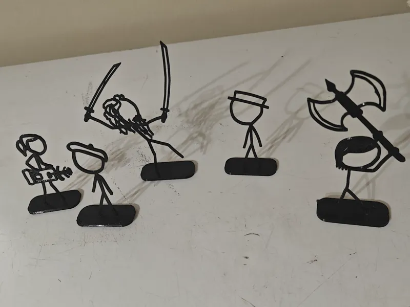 XKCD Desk Characters