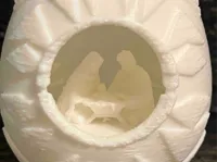 Œuf de Pâques crèche de Nativité — photo 2
