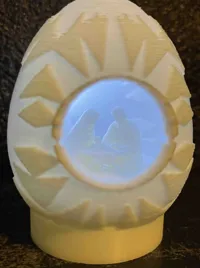 Œuf de Pâques crèche de Nativité — photo 3