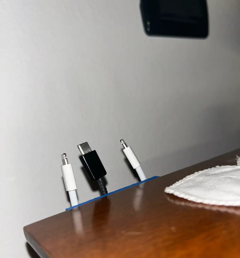 USB cable holder