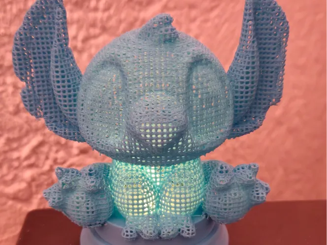Stitch hollow Lampe Teelicht