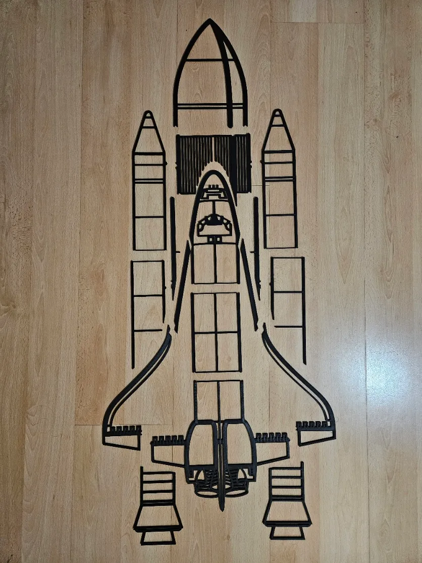Space Jet Model Free NASA Space Shuttle - Free 3D Print Model - MakerWorld