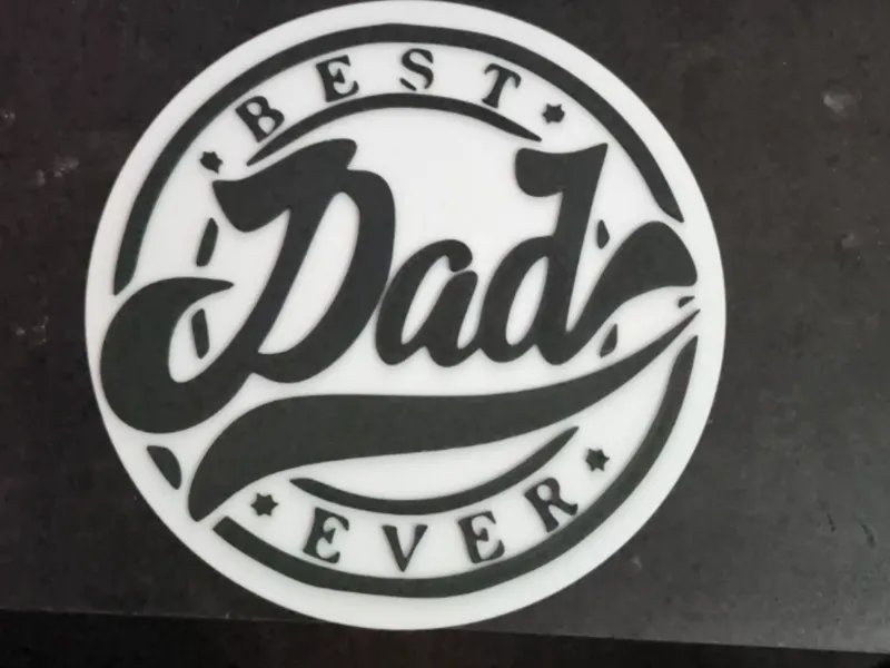 Best dad ever sign