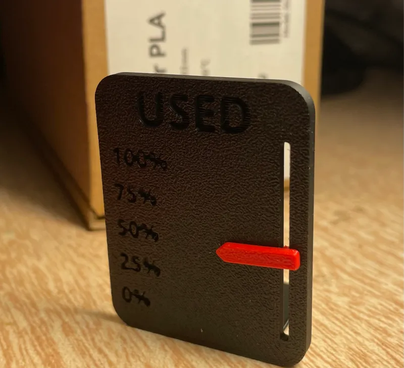 Used Filament Tag indicator
