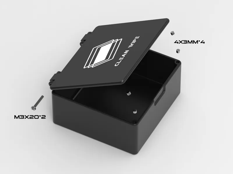 Magnetic Wipe Storage Box 无尘布/无纺布磁吸盖收纳盒 