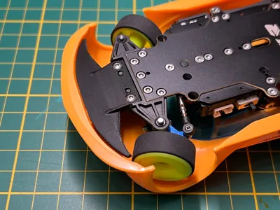 Body mount with bumper for Reflex Racing MF-1
