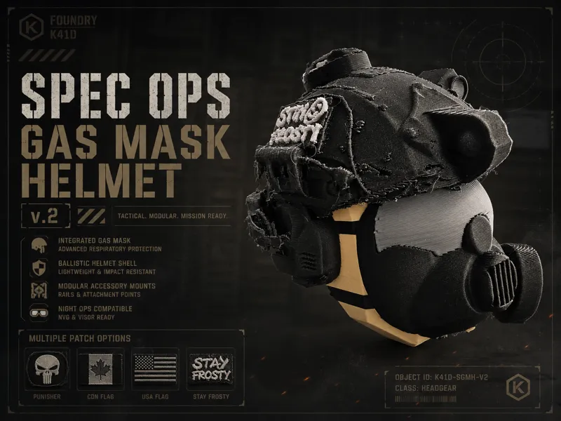 Dummy 13 Spec Ops Gas Mask Helmet v2.0