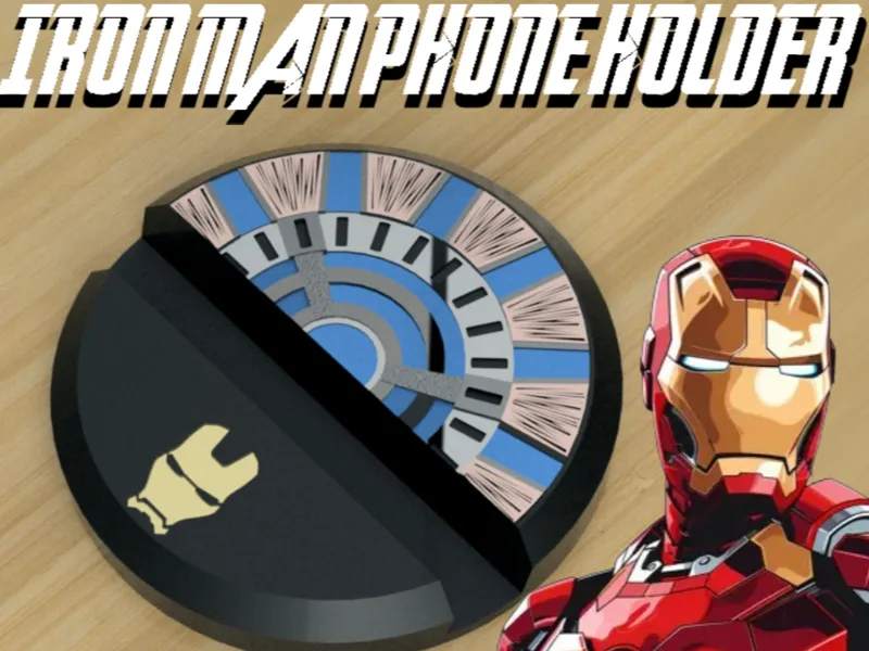 IRON MAN phone holder
