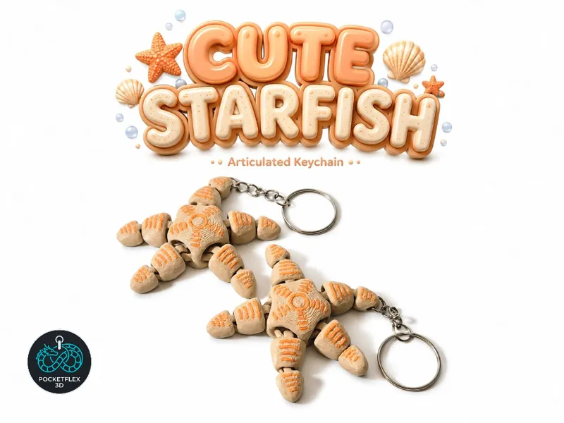 Cute Starfish - Keychain / Toy