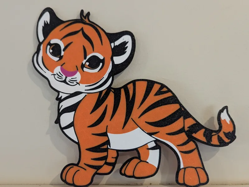 Cute Tiger Wall Art