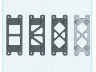 Mounting Plates for Raspberry Pi Zero, W, 2 W