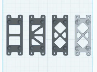 Mounting Plates for Raspberry Pi Zero, W,  2 W