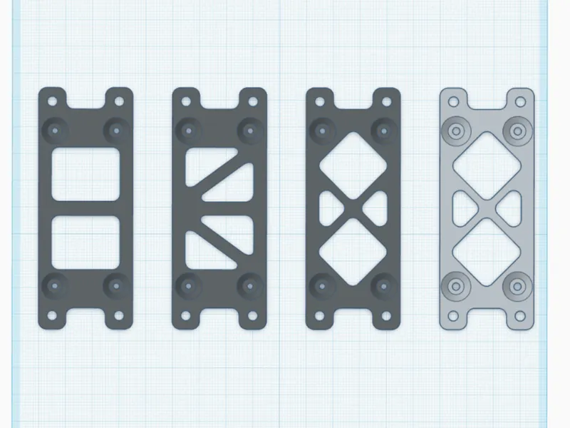Mounting Plates for Raspberry Pi Zero, W,  2 W