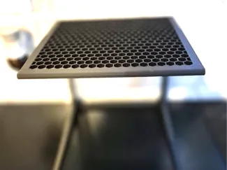 Space-Saving Pantry Shelf with Honeycomb Top