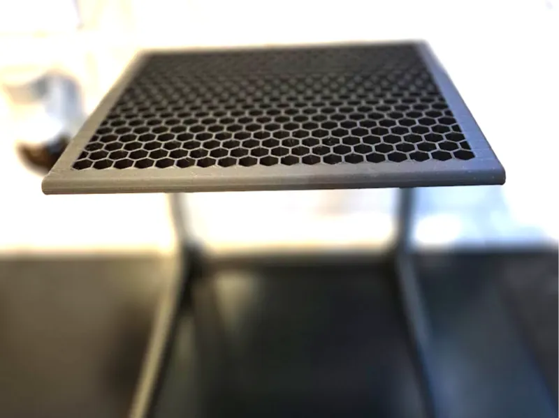 Space-Saving Pantry Shelf with Honeycomb Top