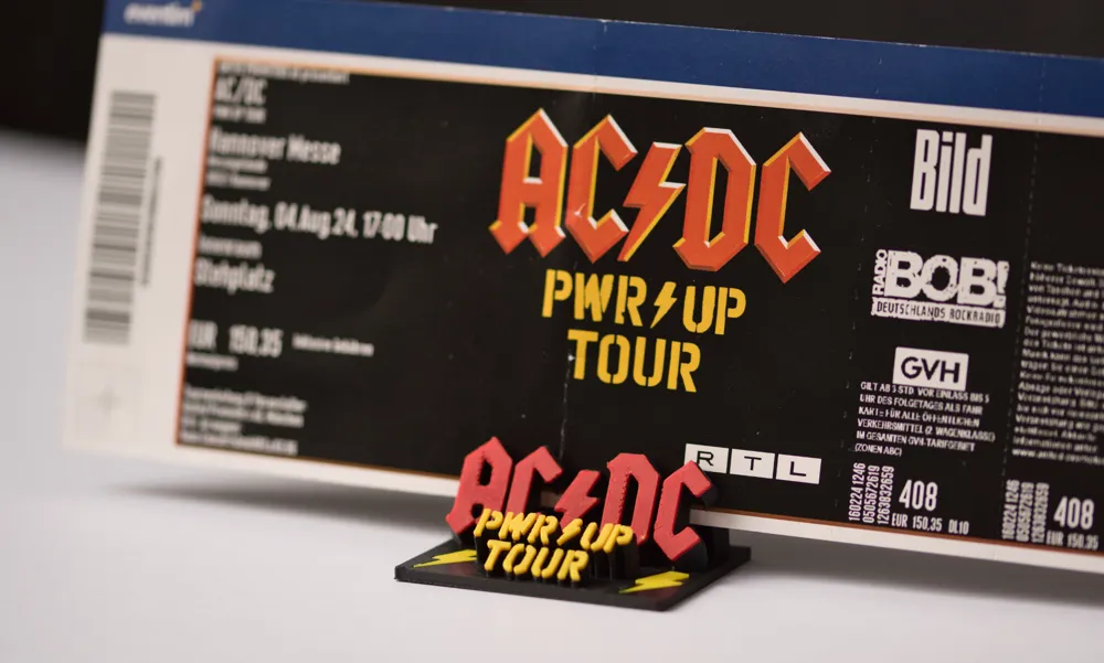 ACDC PWR UP TOUR Ticket Holder Remixed by TörkErsteSahne - MakerWorld
