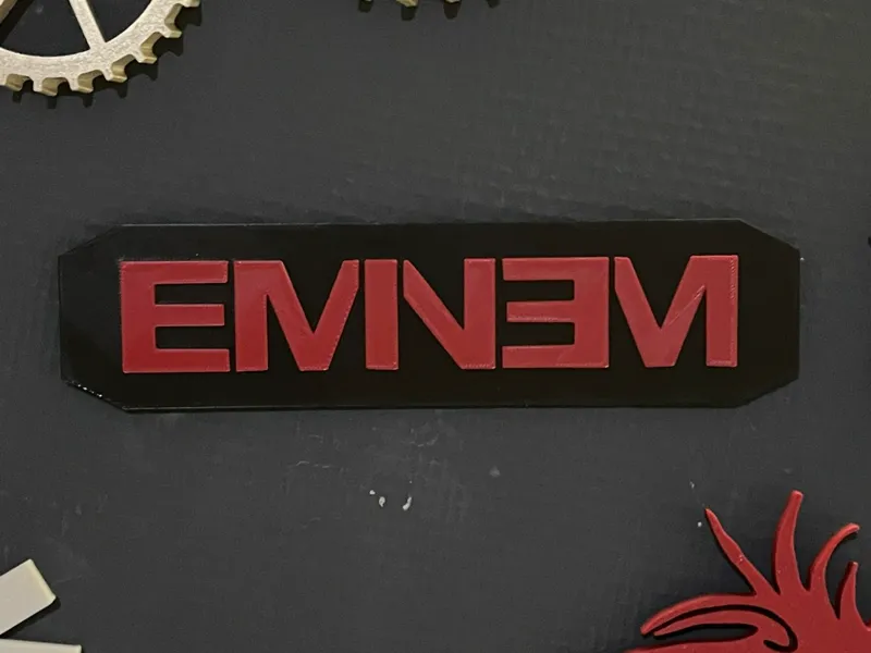 EMINEM logo wall piece