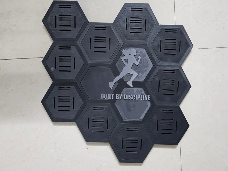 Hexagonal Medal holder with magnets