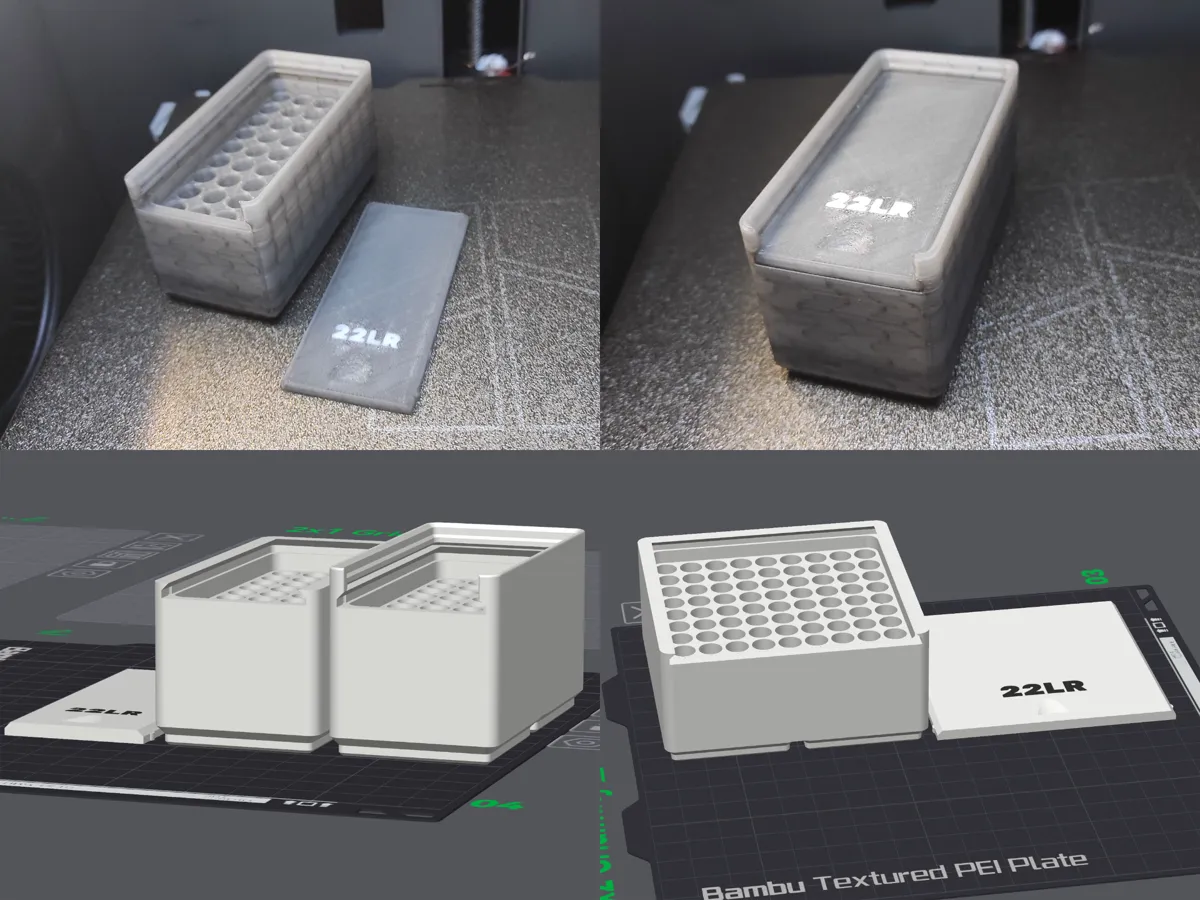 22LR Gridfinity Compatible Ammo Storage Boxes - Free 3D Print Model ...