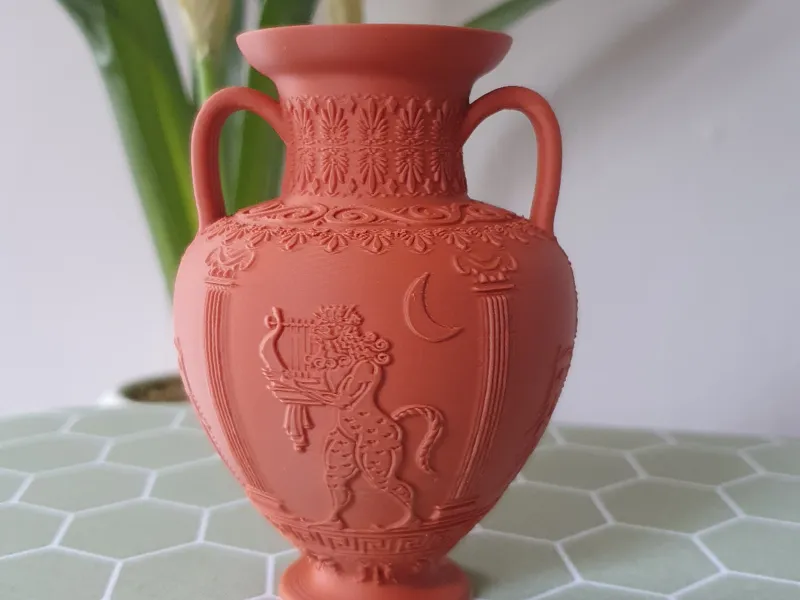 Amphora of Apollo , Ancient Greek styled vase