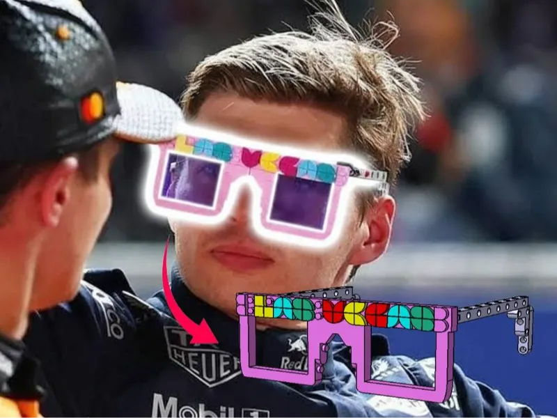 Max Versappen Las Vegas Glasses