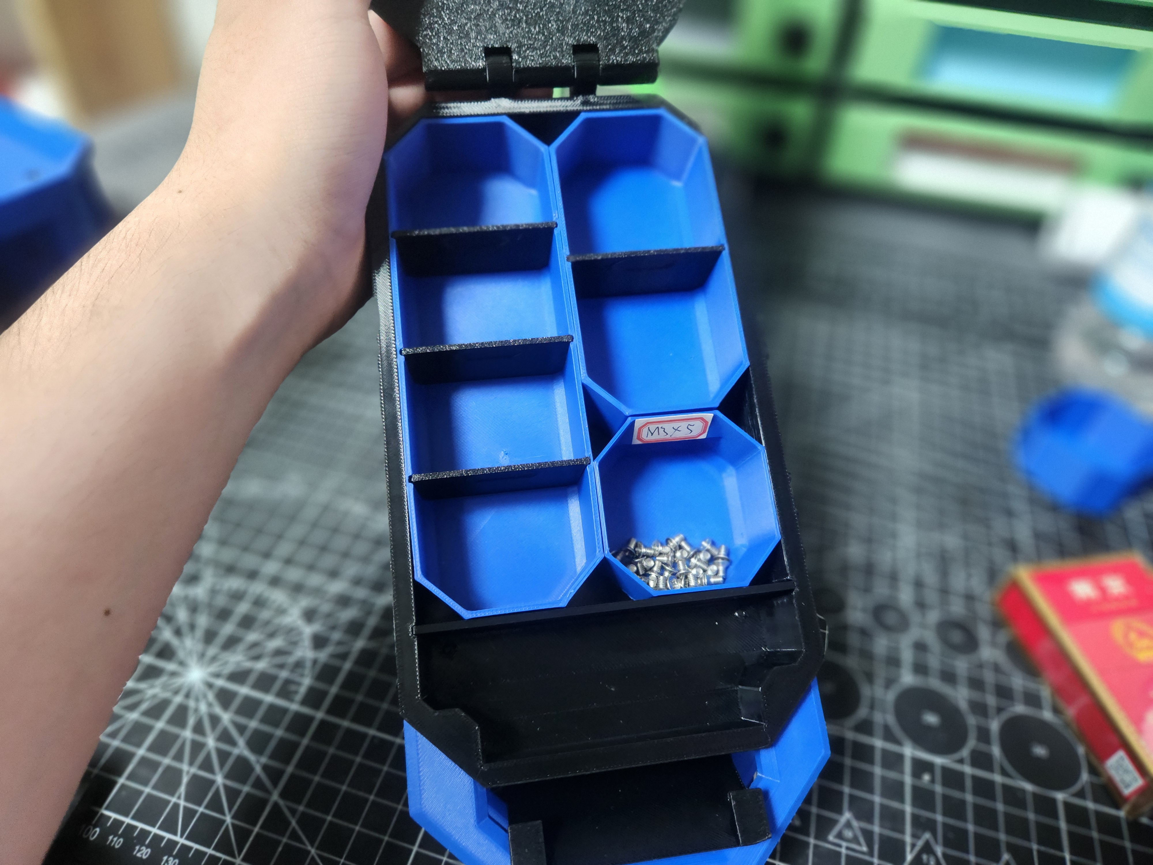 Miniatura 2 do modelo 3D 模块化堆叠工具箱（半箱）toughbuilt