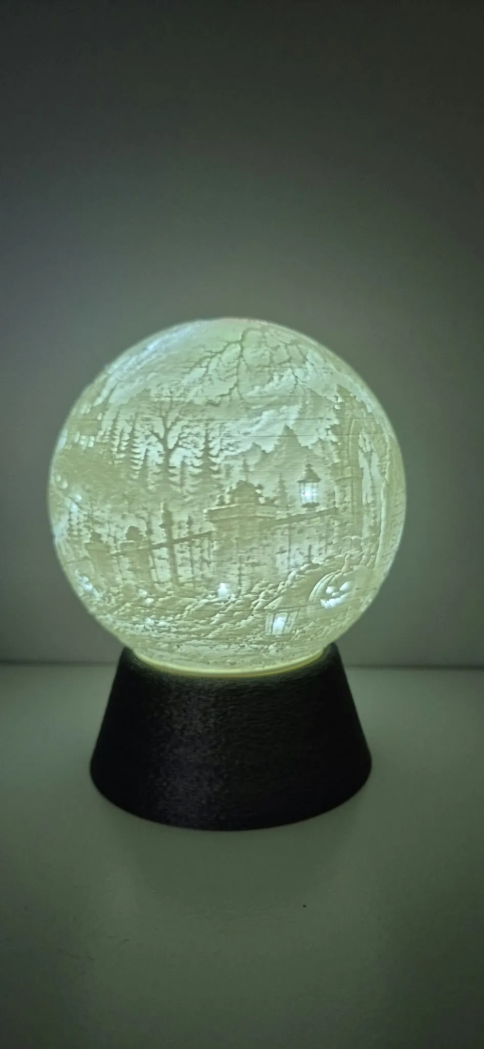 Halloween Lithophane Ball 90mm – Spooky & Cute - Free 3D Print Model ...