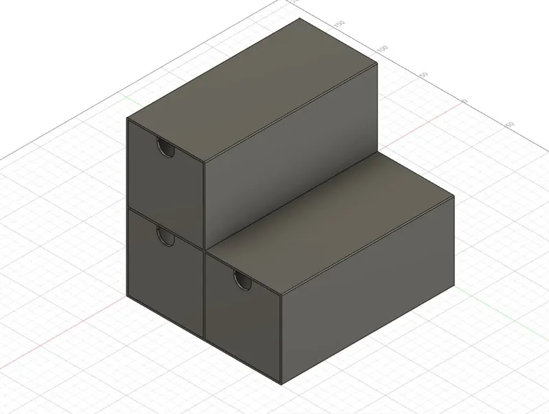 Two steps kitchen organizer