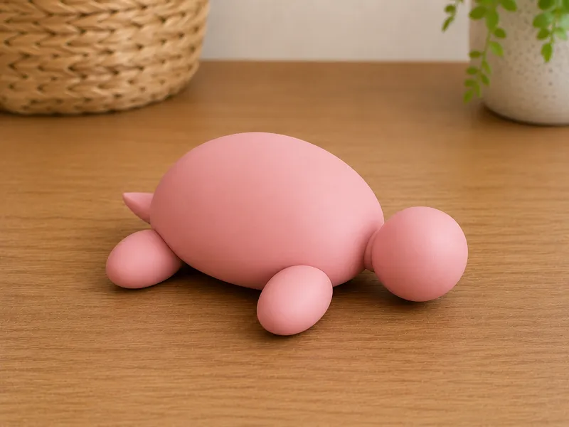 A Pink Turtle 