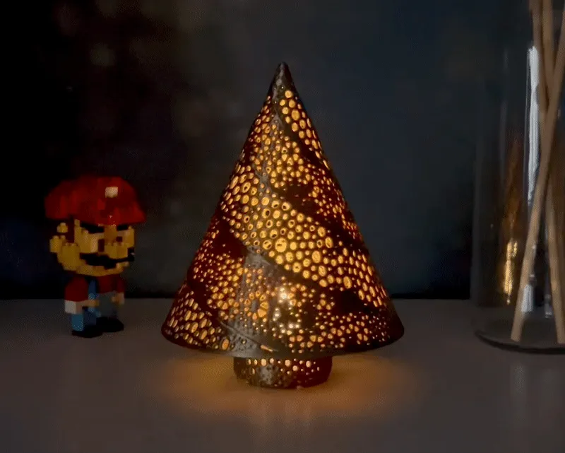 Christmas Tree Lamp view 3