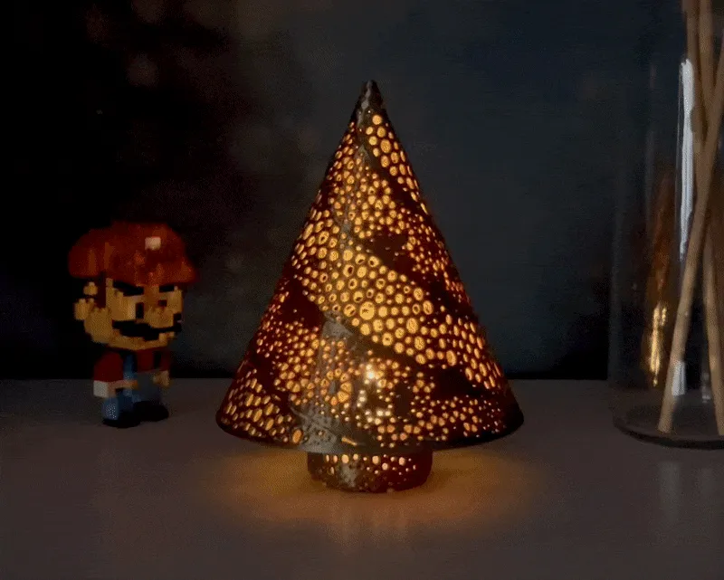 Christmas Tree Lamp view 2