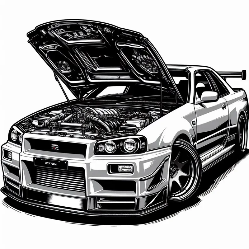Skyline R34 HUEFORGE