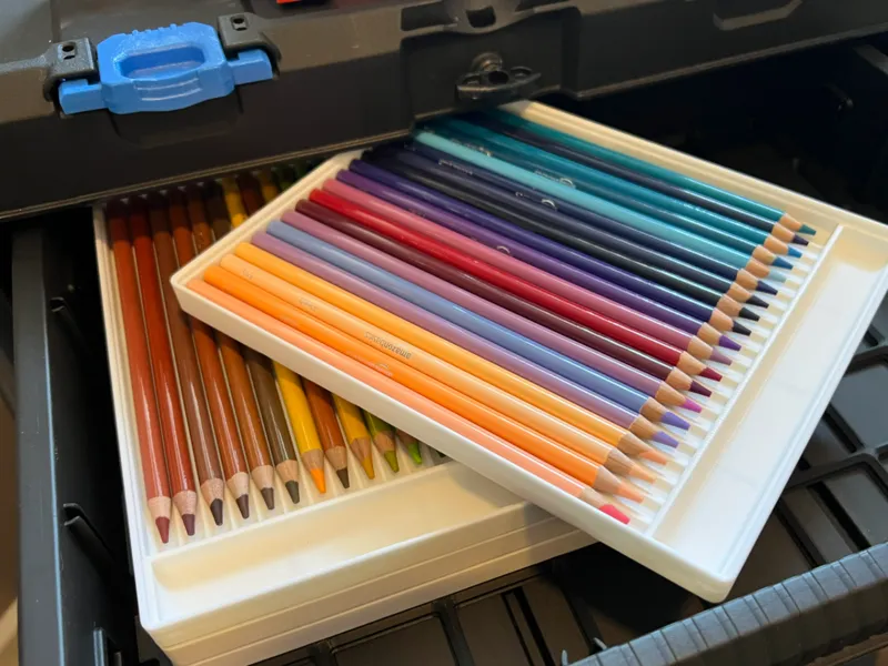 Colored Pencil Stackable Trays - Gridfinity - 4x5