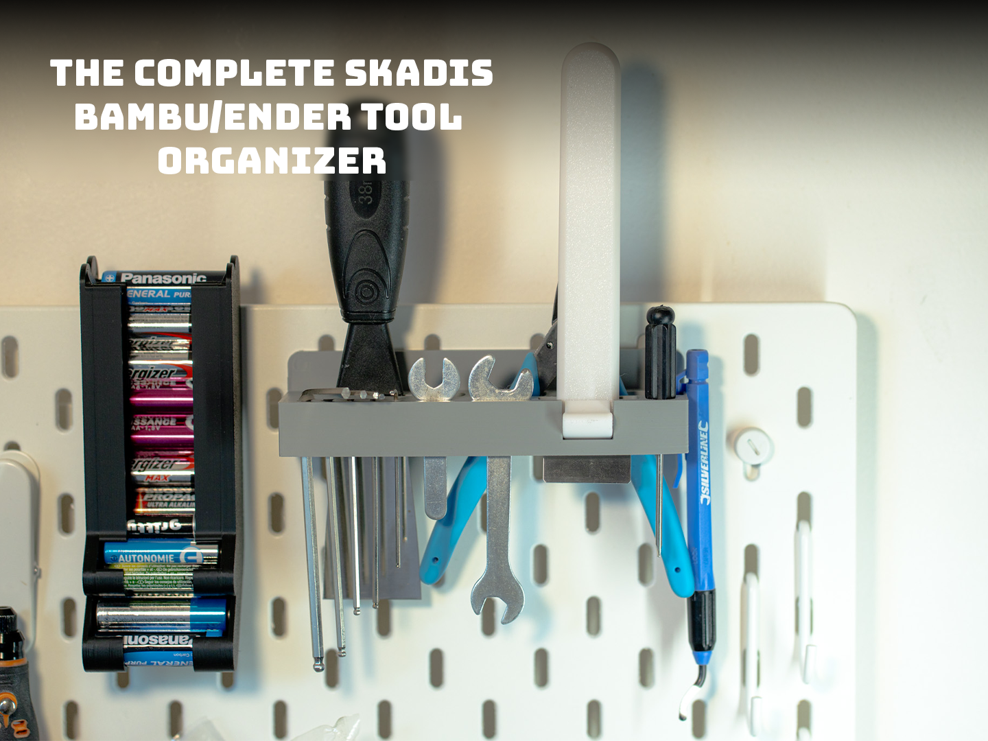 Skadis Ender Tool Organizer + Scraper + Deburring