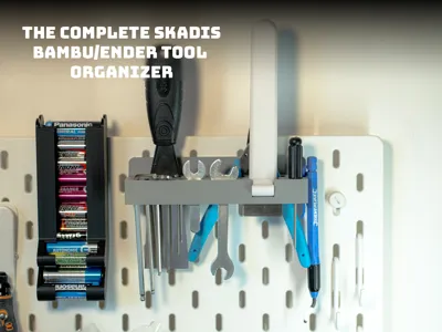 Skadis Ender Tool Organizer + Scraper + Deburring