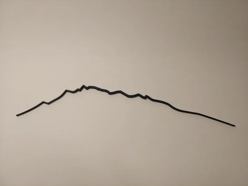 Pilatus Outline from Emmenbrücke