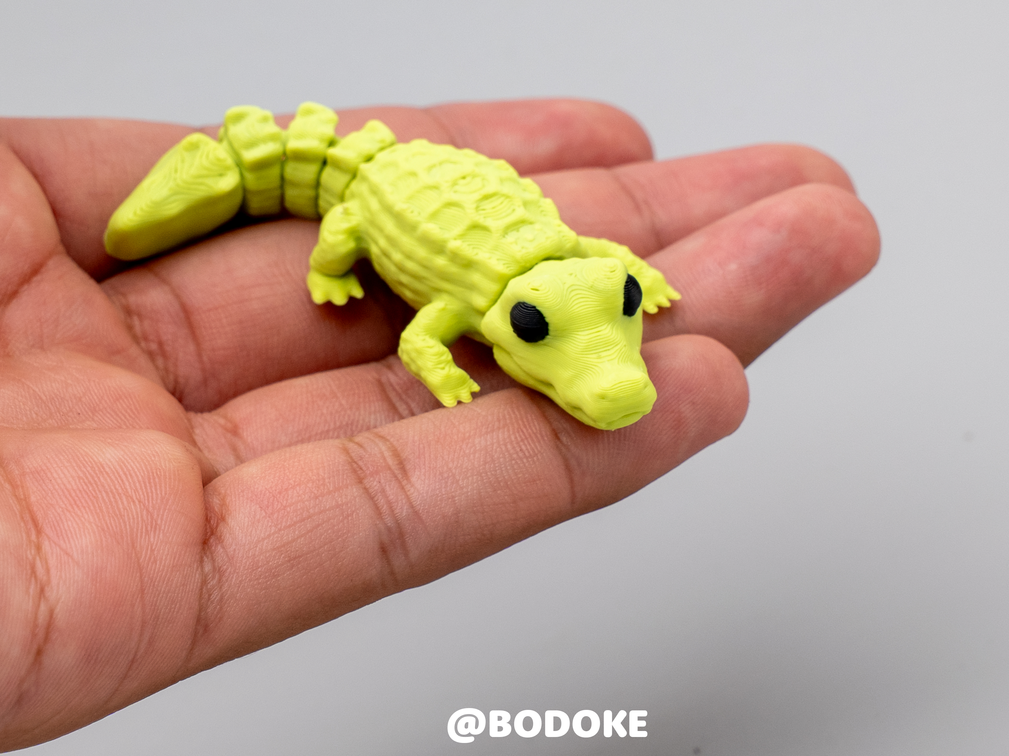 Flexible Crocodile Realistic - Articulated - 1