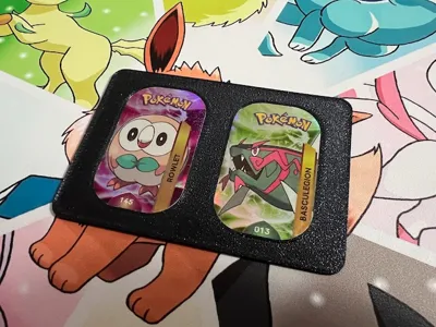 Pokemon tag holder for binder