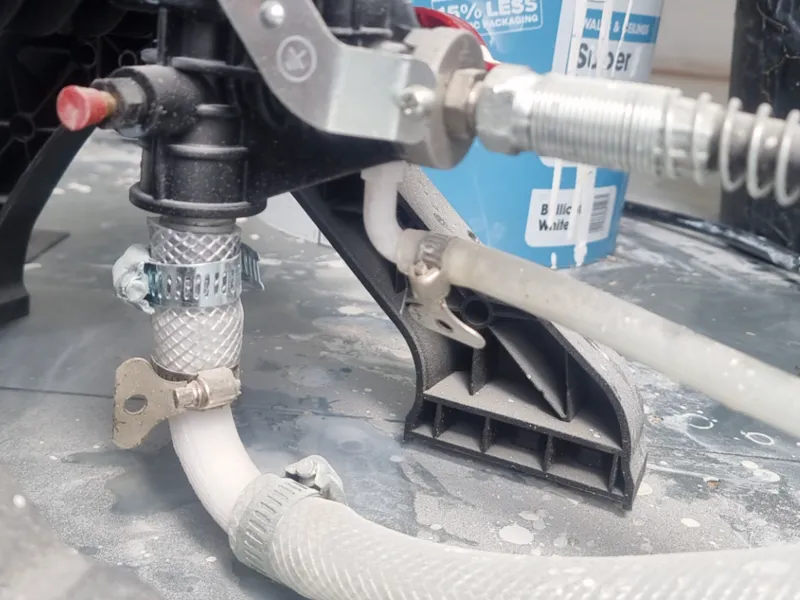 Parkside Airless Sprayer inlet pipe bends