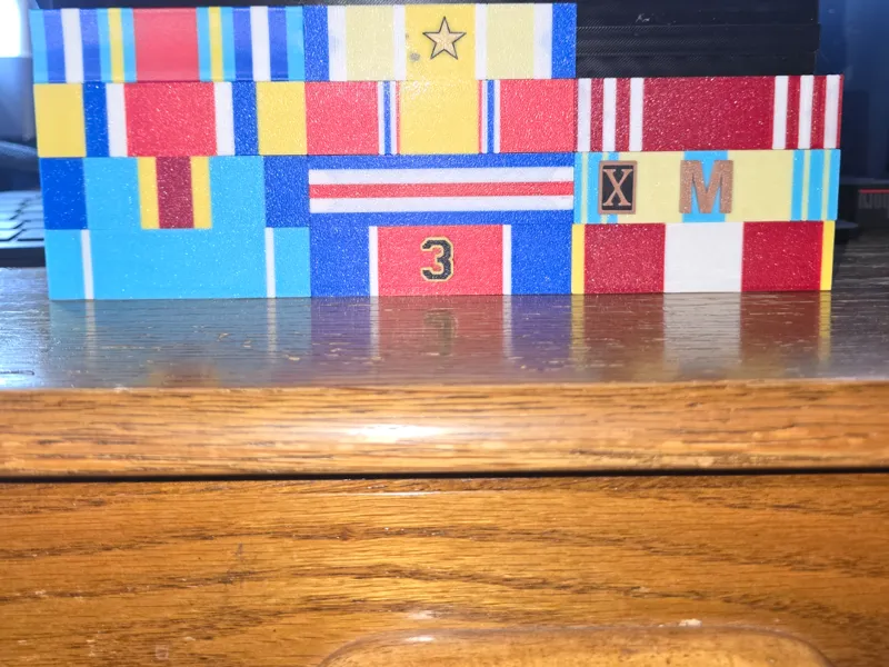 Military Ribbon display