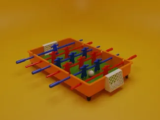 Mini futbolin