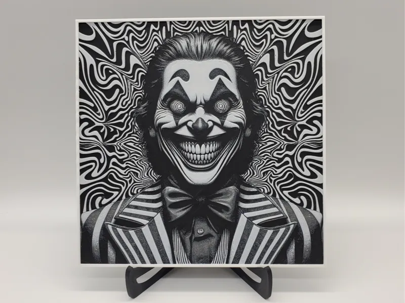 Psychedelic Joker Visual Illusion