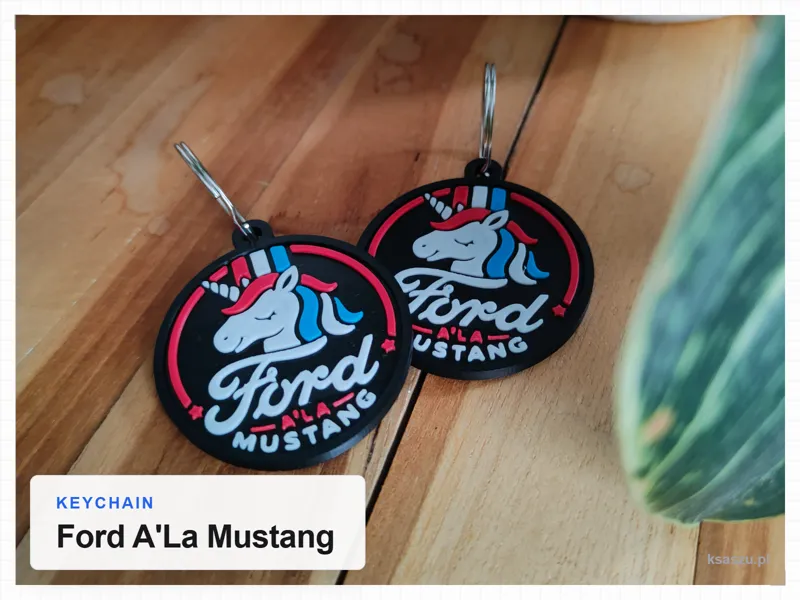 Ford A'La Mustang Keychain