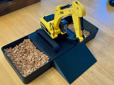 Dig Pit For Nano Nation RC X100 RC Excavator 1/64