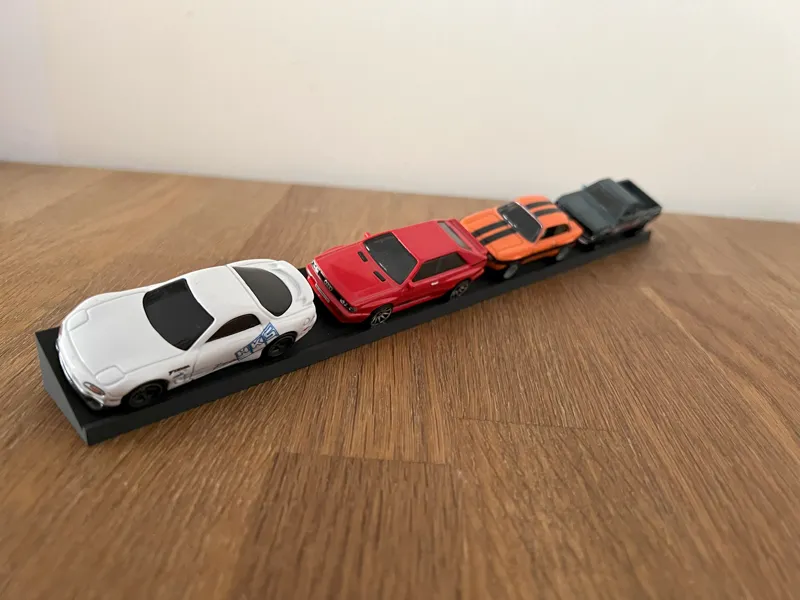 4 display stand 1/64 scale car diorama stand