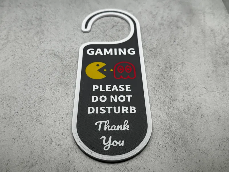 Old School Gaming Do not disturb sign