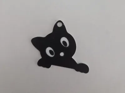 Cute cat keychain