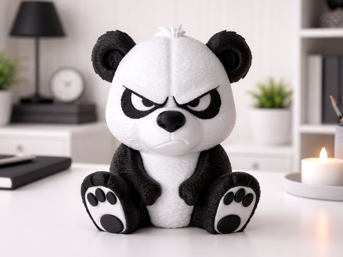Grimmiger Pandabär
