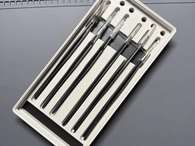 Gridfinity Antistatic Tweezers Bin 2x4